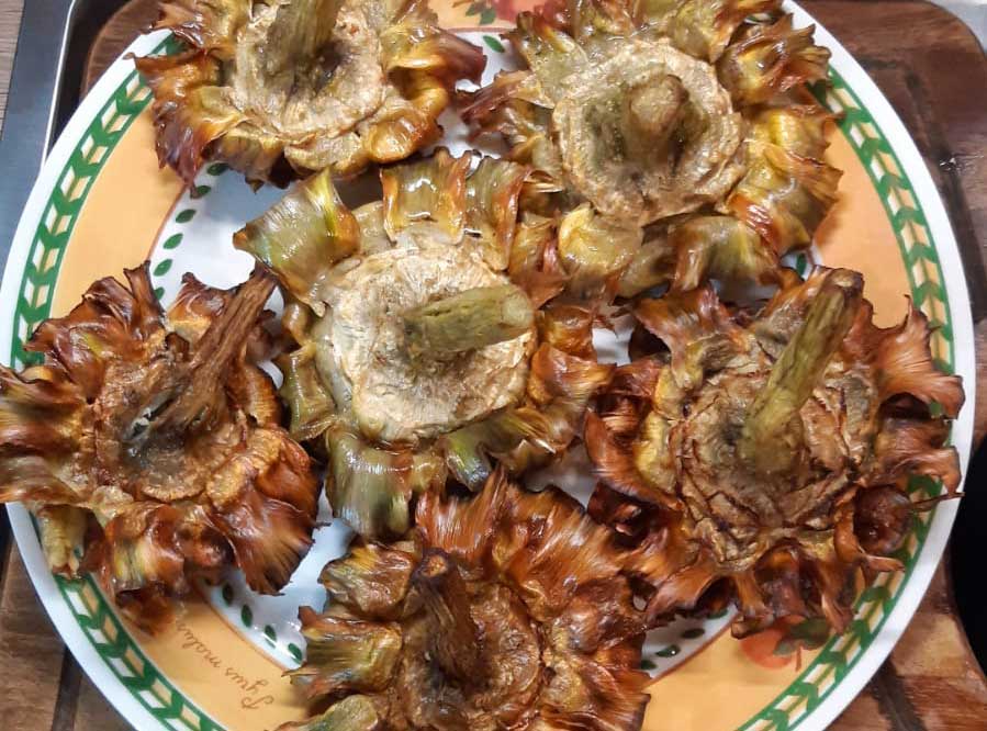 ricetta carciofi alla giudia