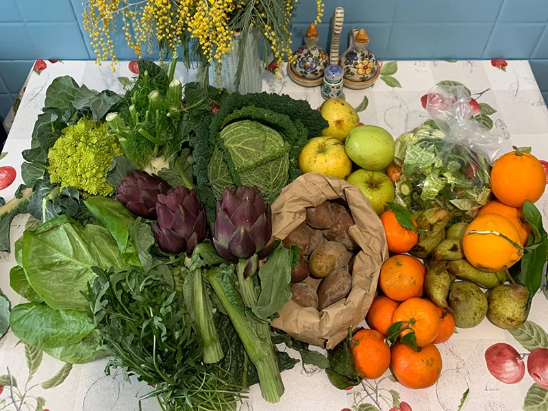 Frutta e verdura di stagione febbraio