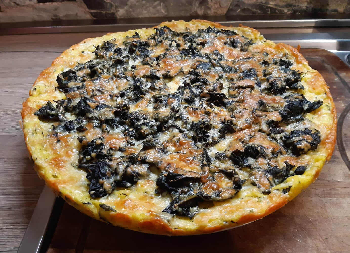 Polenta cavolo nero e salsiccia