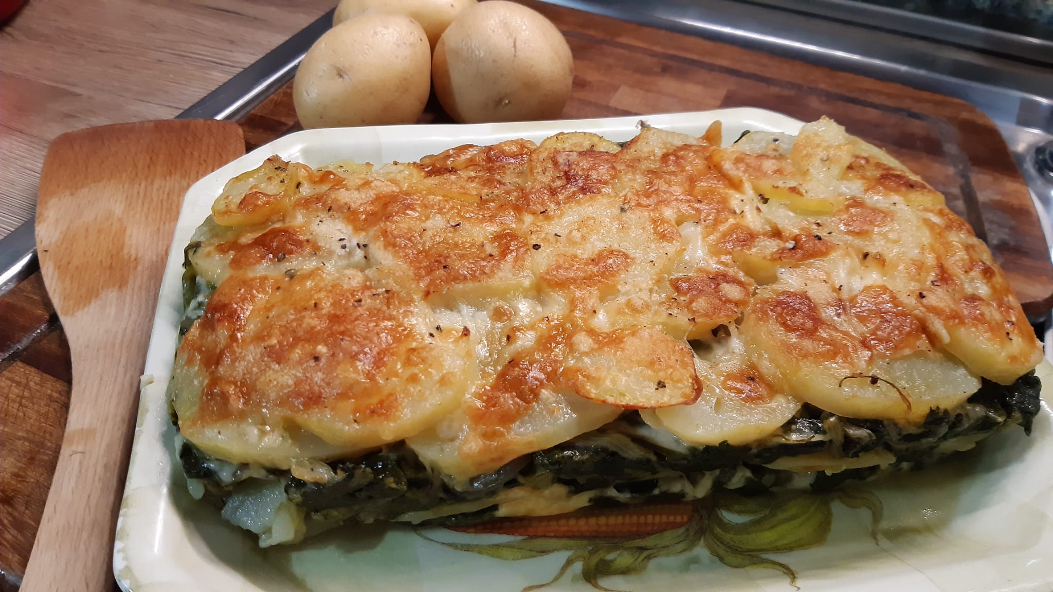 ricetta tortino e patate