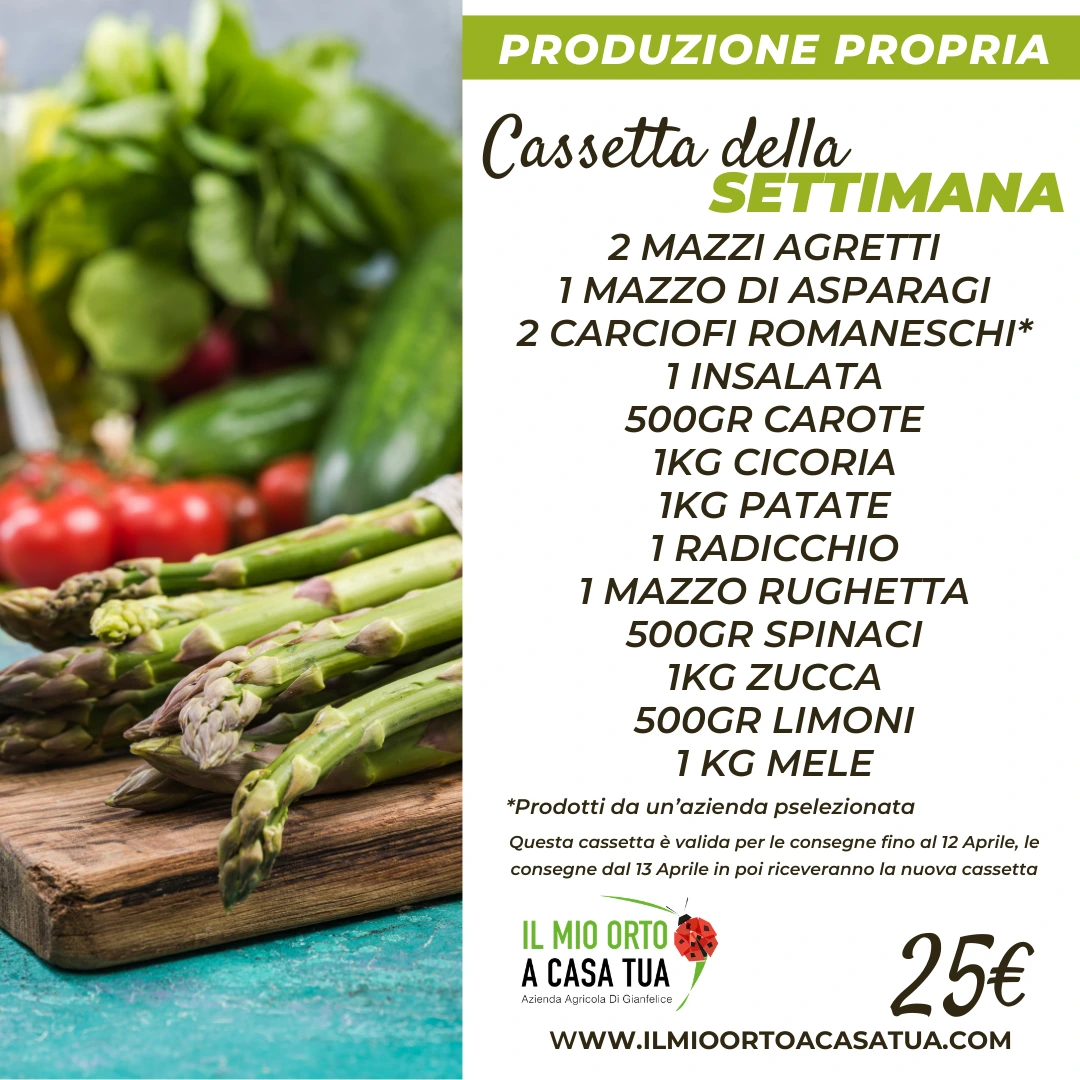 Cassetta Frutta e Verdura a domicilio Roma