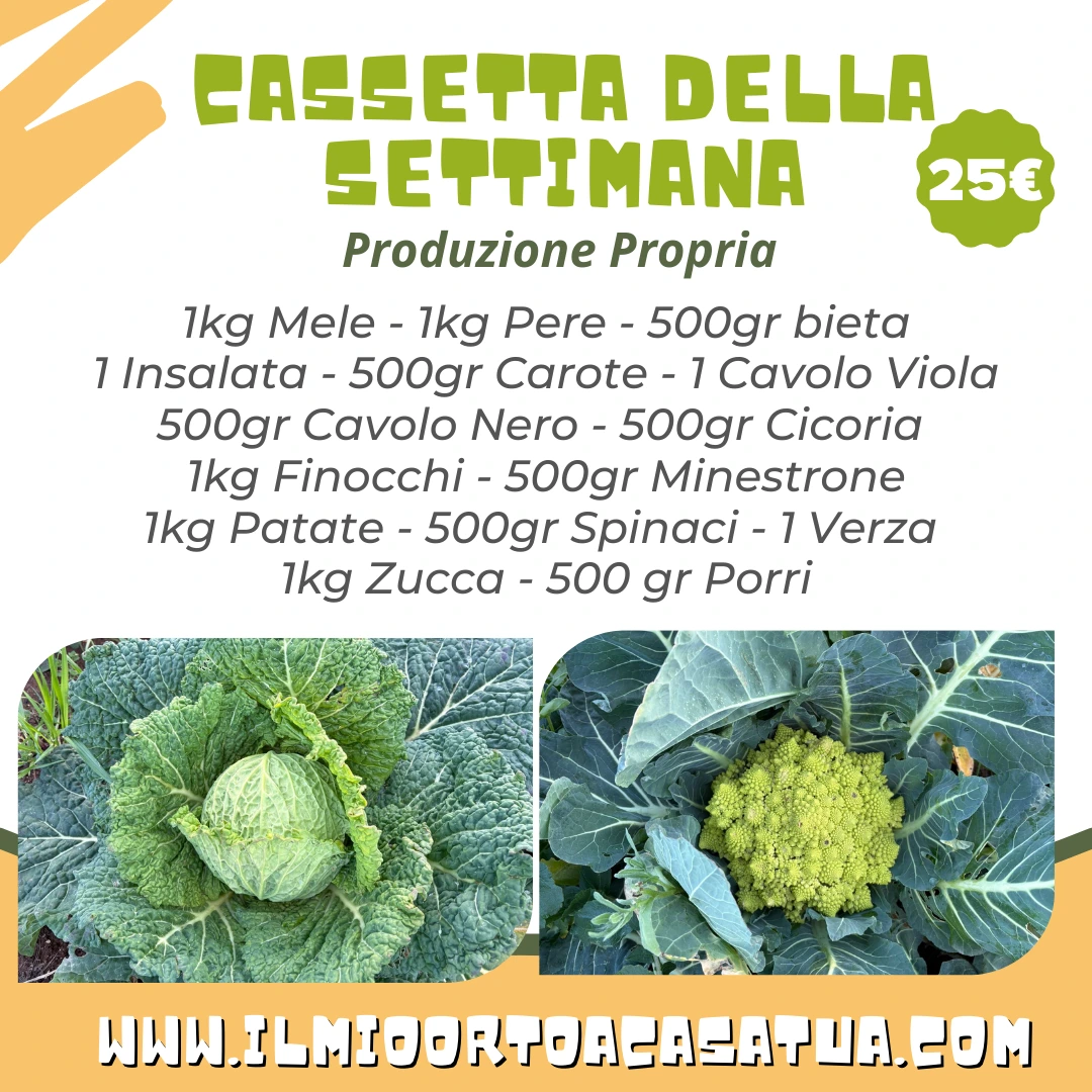 Box di frutta e verdura in offerta