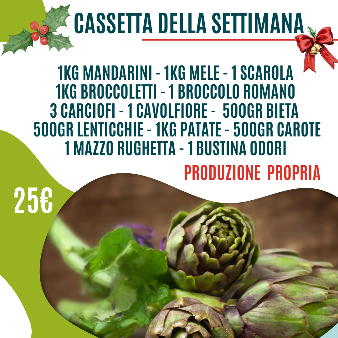 Box di frutta e verdura in offerta