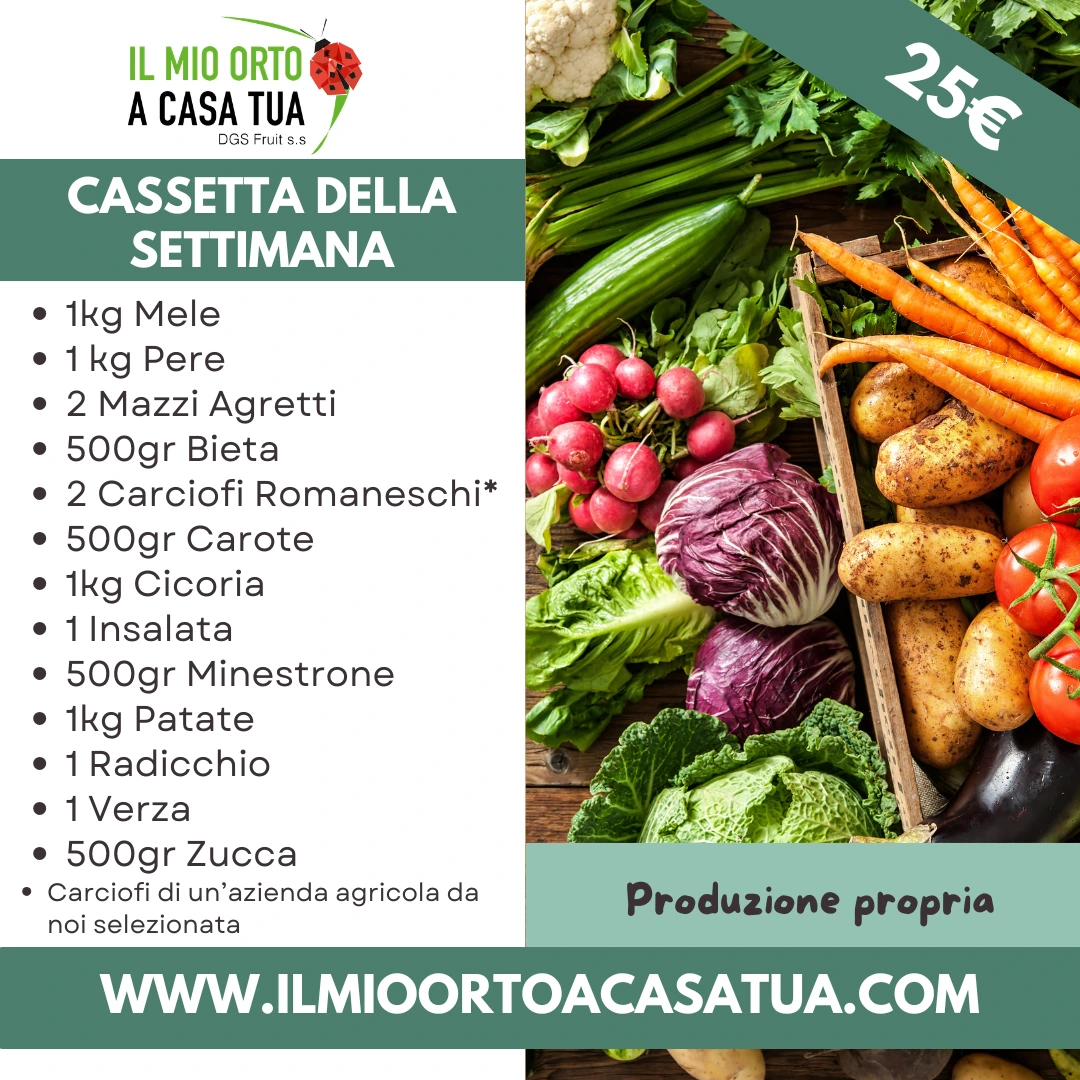 Cassetta Frutta e Verdura a domicilio Roma