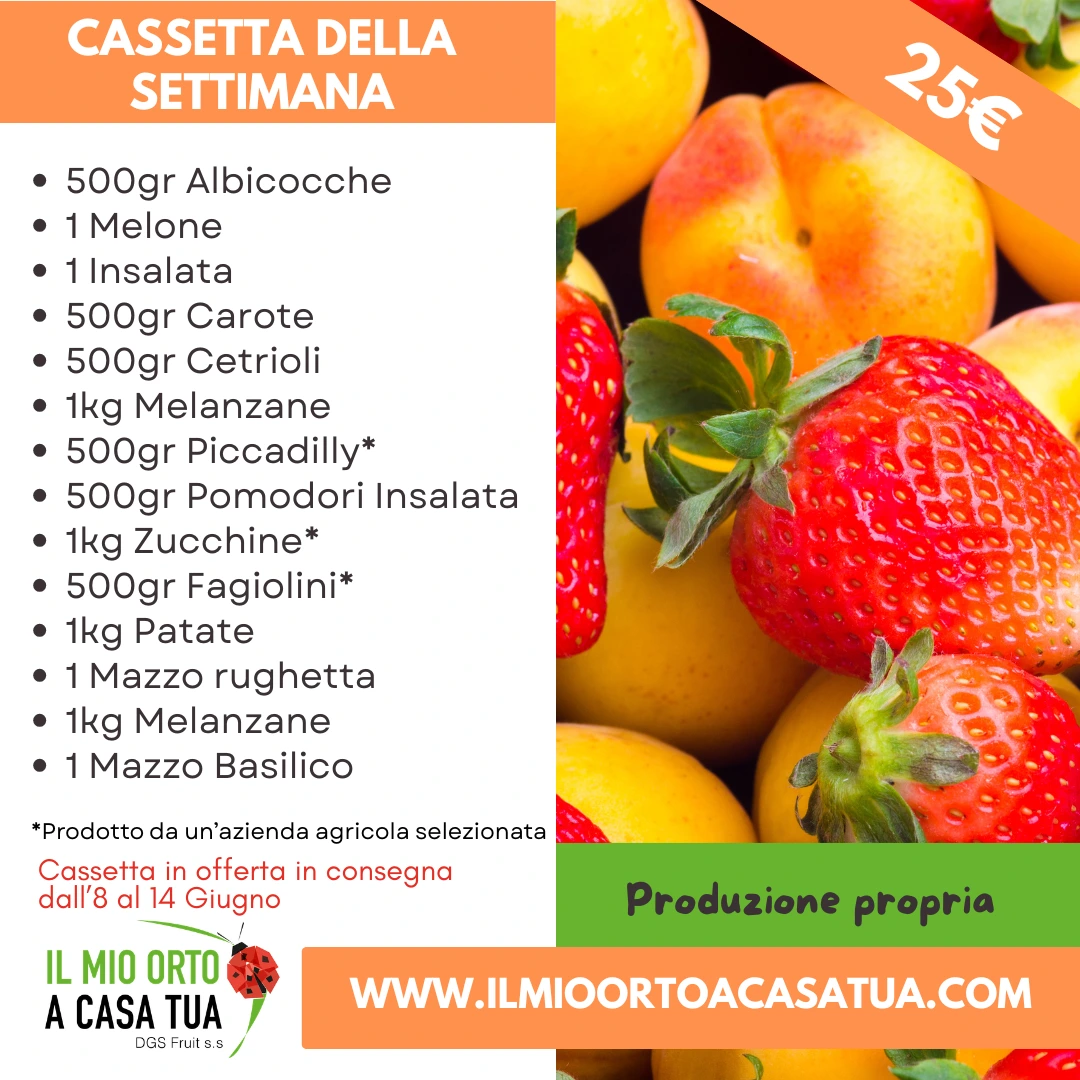 Cassetta Frutta e Verdura a domicilio Roma