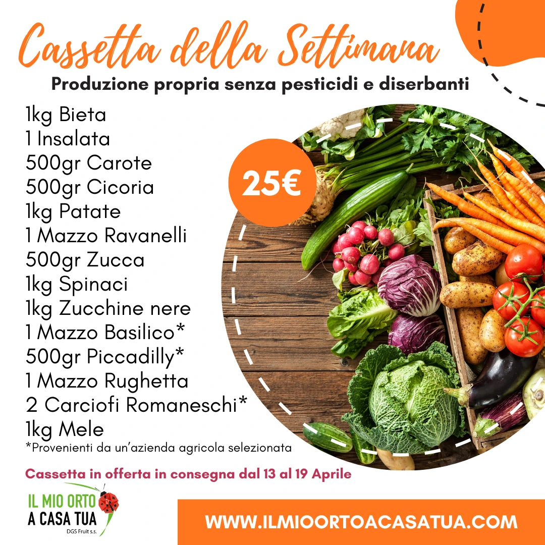 Cassetta Frutta e Verdura a domicilio Roma