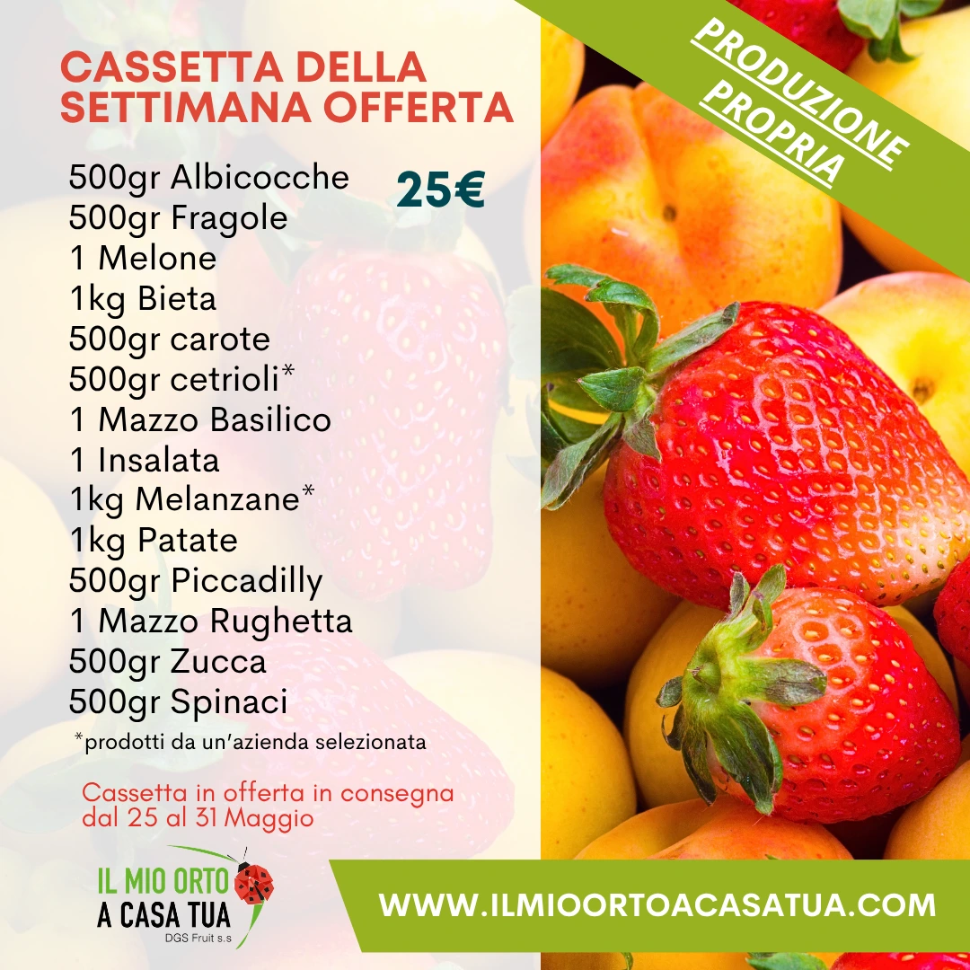 Cassetta Frutta e Verdura a domicilio Roma