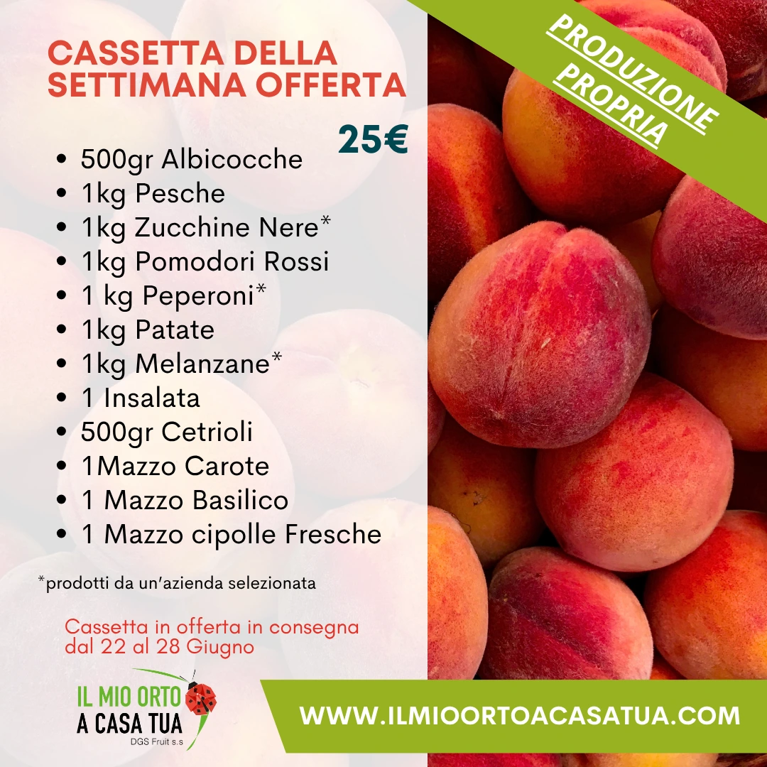 Cassetta Frutta e Verdura a domicilio Roma