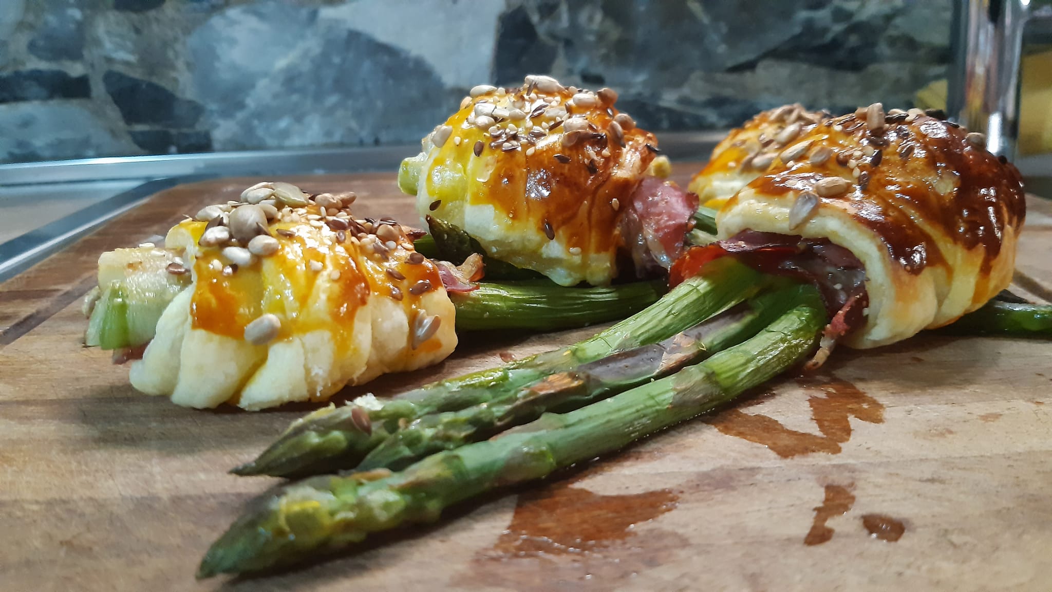 Asparagi in crosta