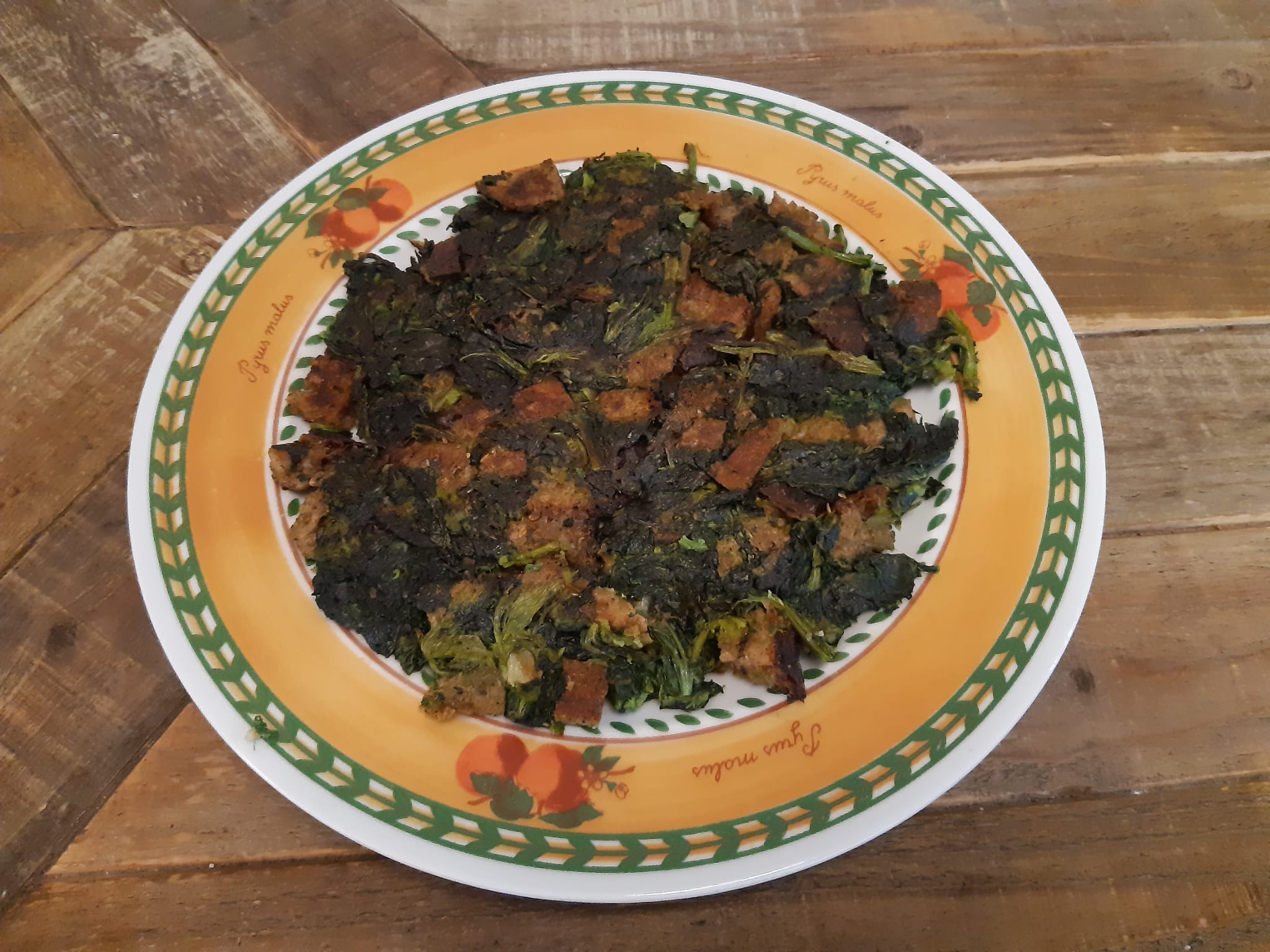 Broccoletti con pane