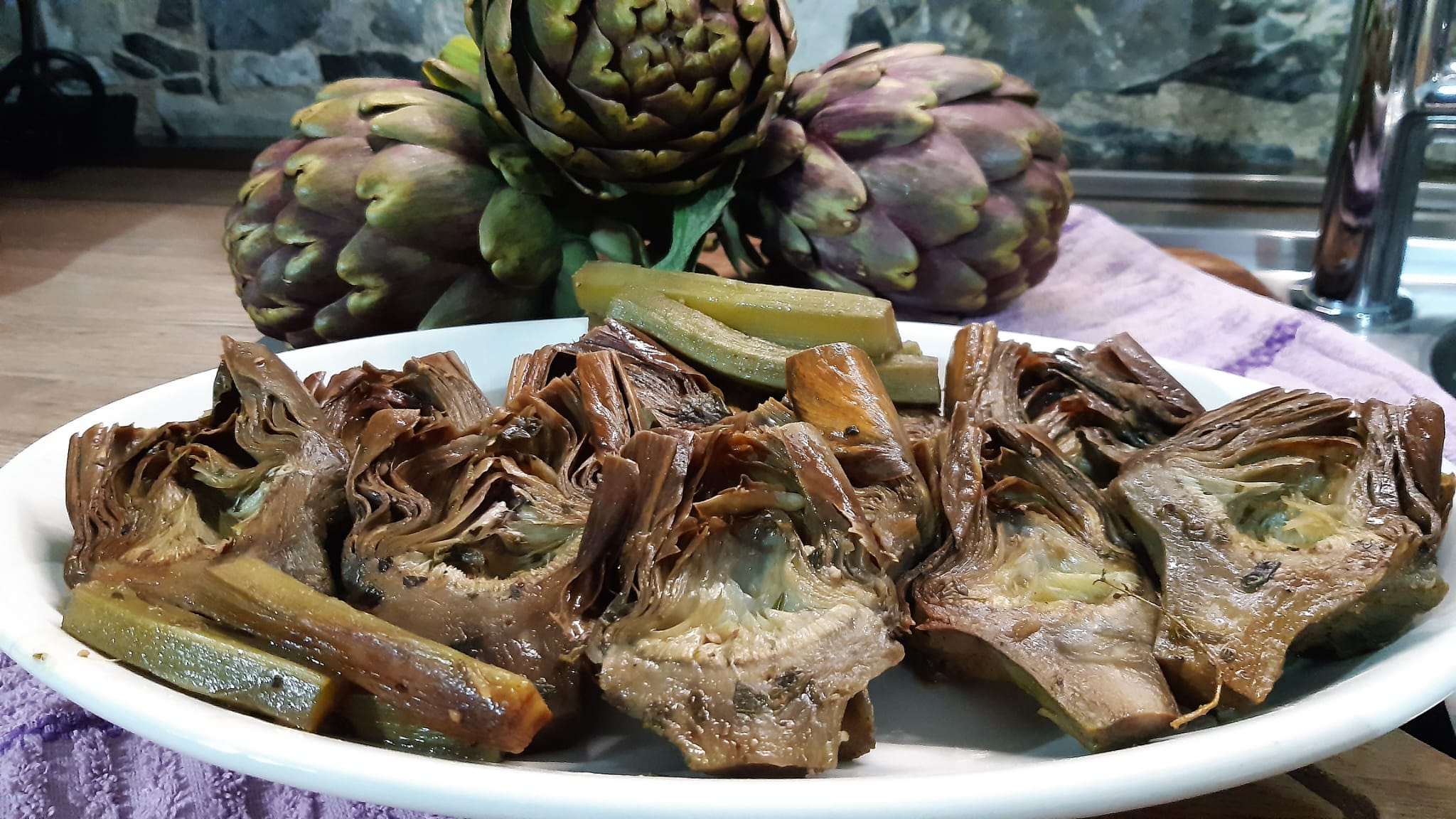 Carciofi in padella