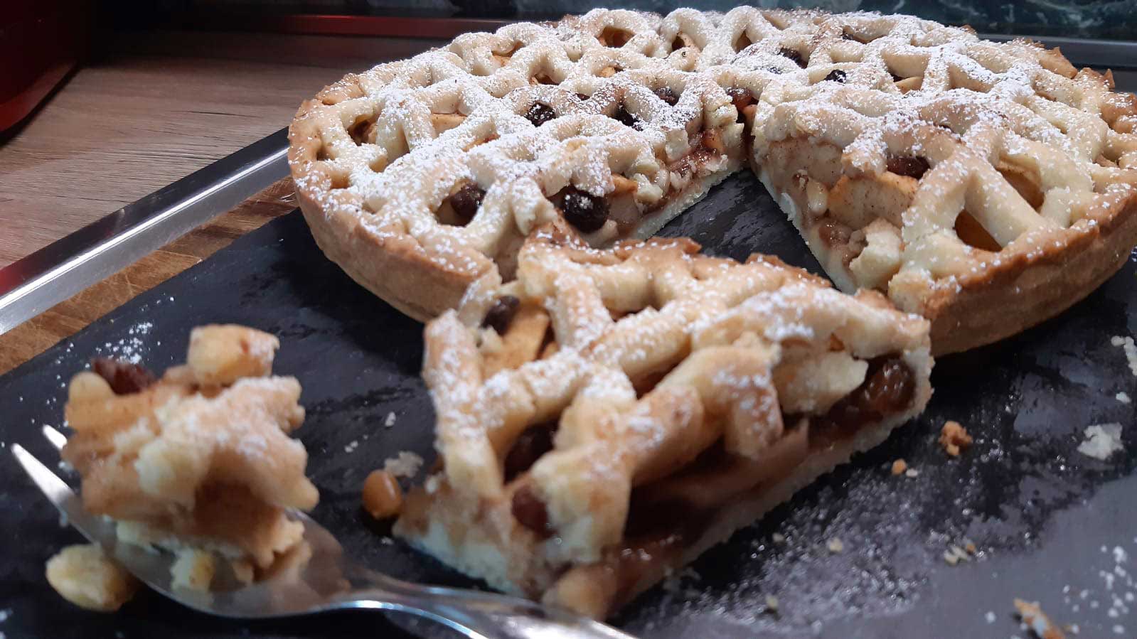 Crostata autunnale con mele