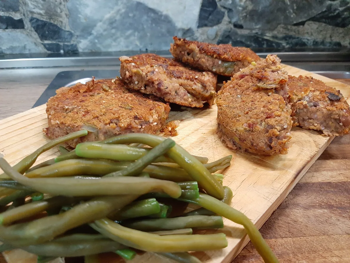 Hamburger di fagiolini