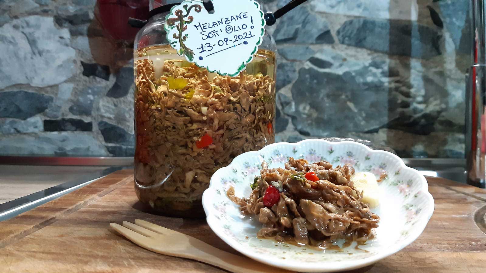 Melanzane sott'olio senza cottura