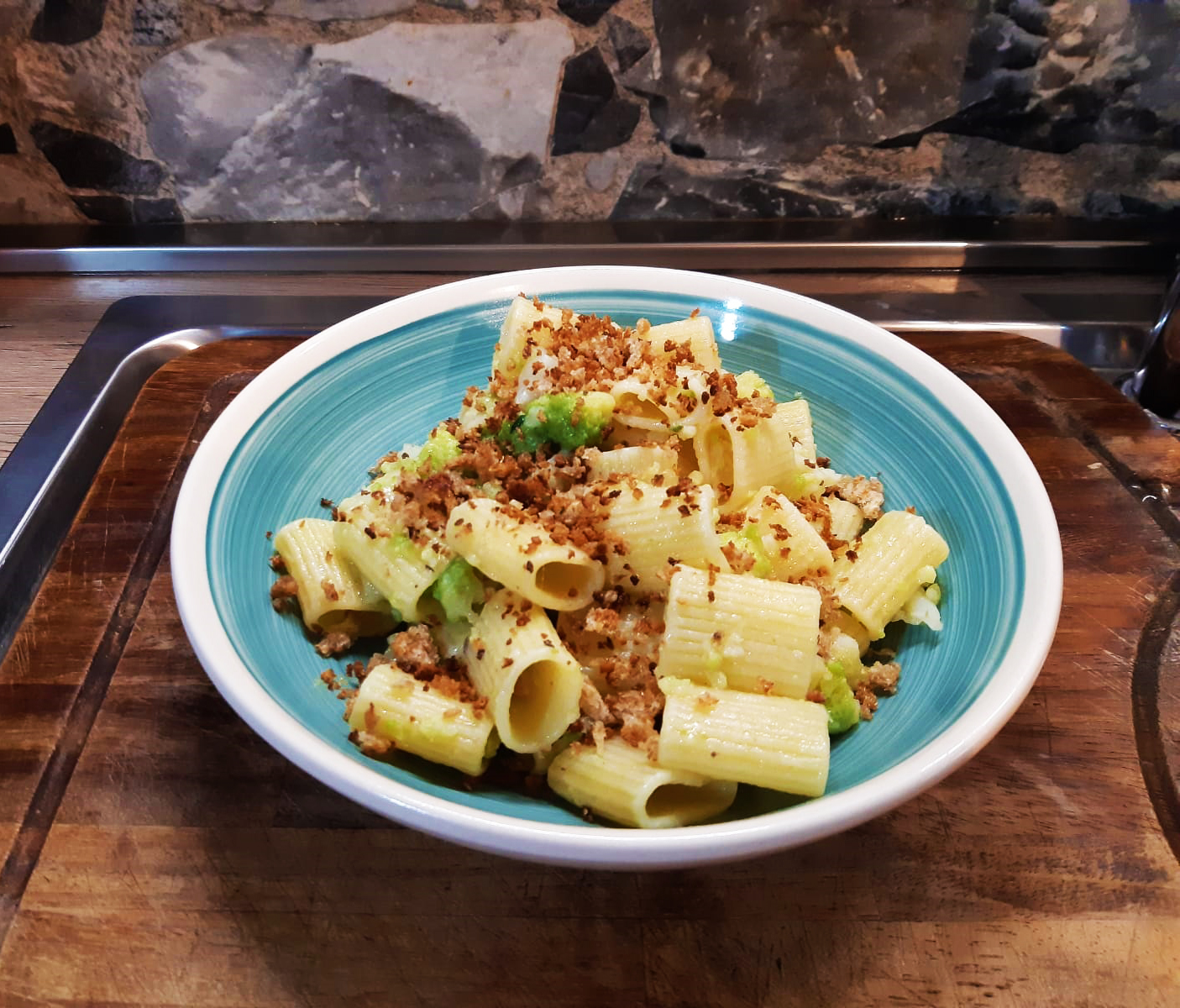 Pasta con Broccolo Romano