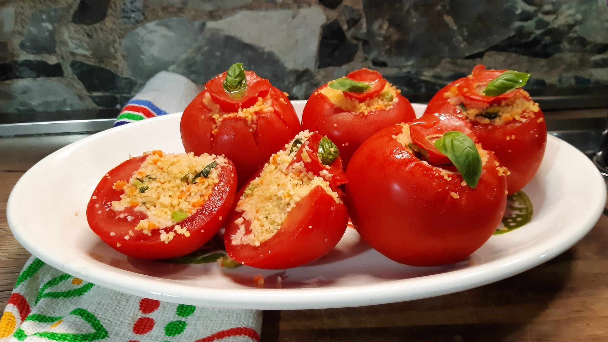 Pomodori ripieni di cous cous