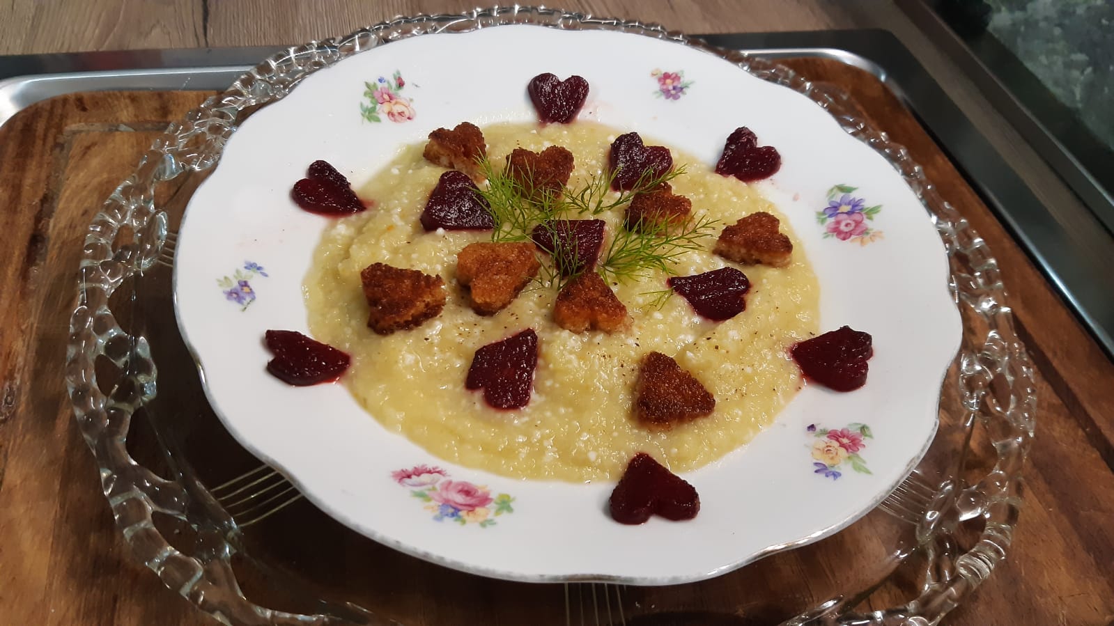 Velluta di finocchi, patate e porro