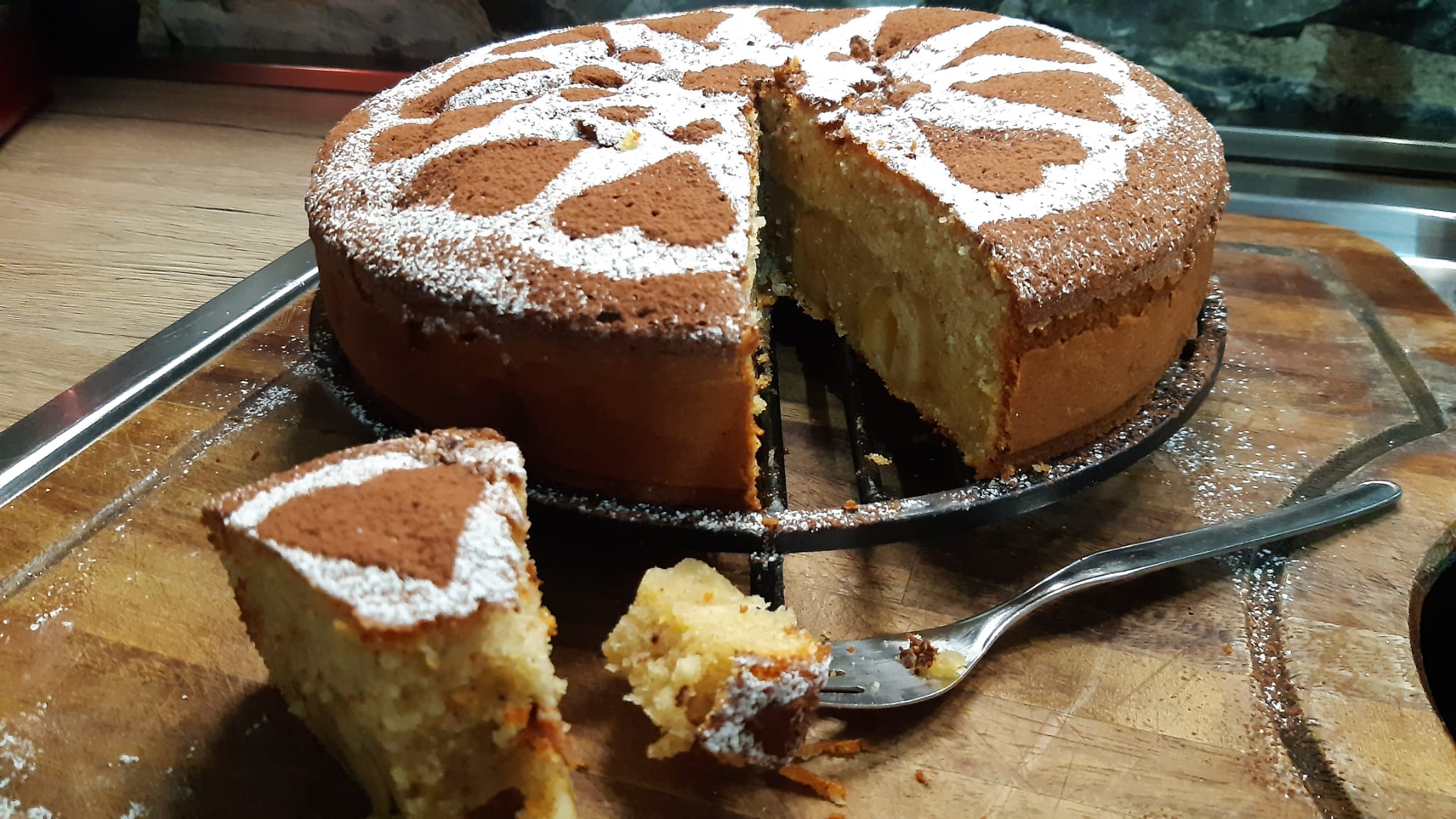 Torta di mele e yogurt