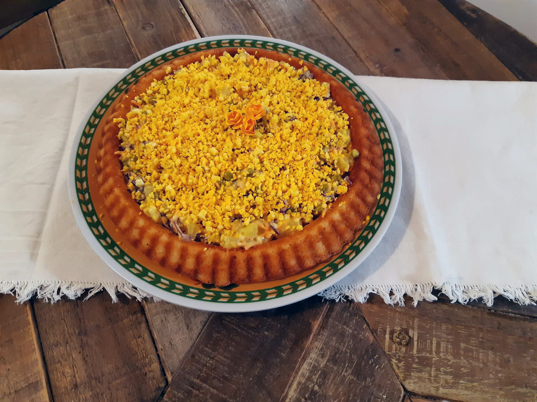 Torta mimosa salata