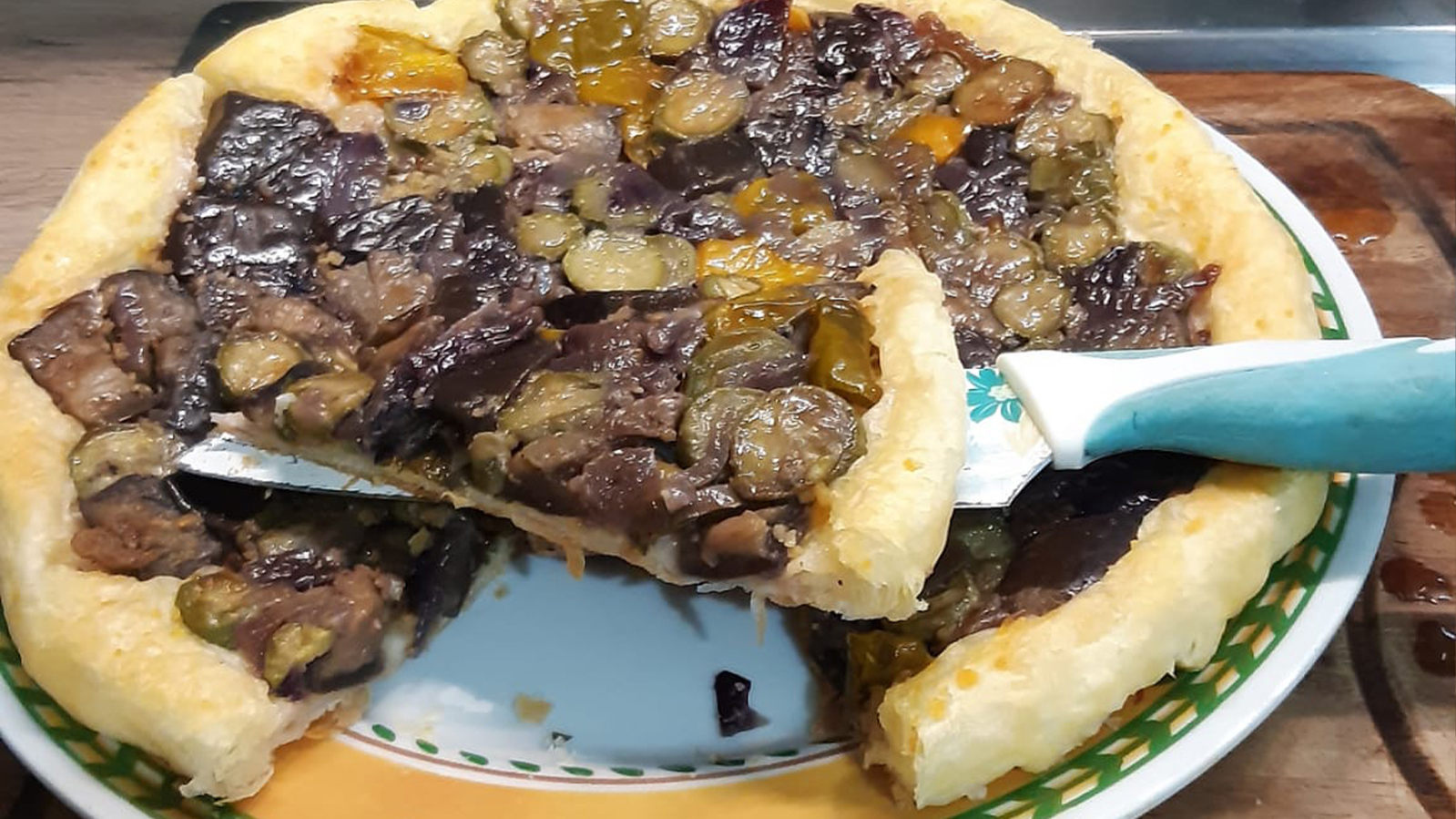 Rustico con verdure miste di stagione