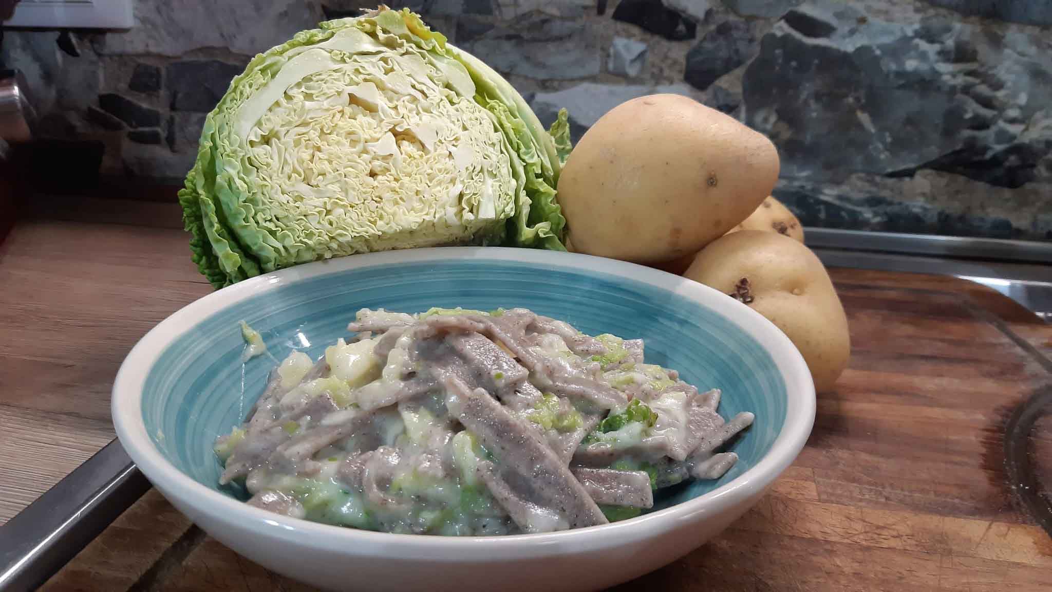 Pizzoccheri con verza e patate